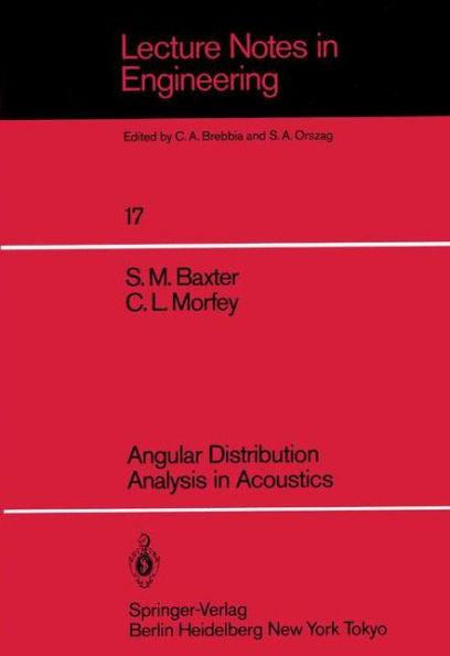 Angular Distribution Analysis in Acoustics