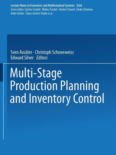 Multi-Stage Production Planning and Inventory Control