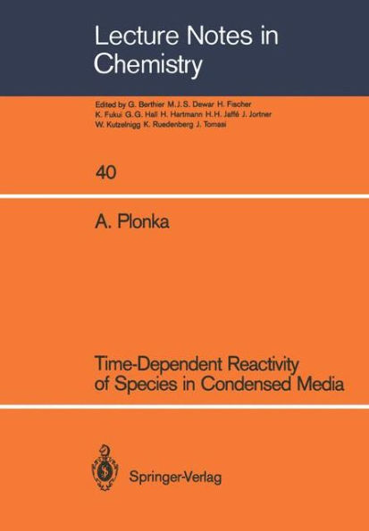 Time-Dependent Reactivity of Species in Condensed Media