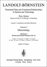Title: Physical and Chemical Properties of the Air / Physikalische und chemische Eigenschaften der Luft / Edition 1, Author: S. Bakan