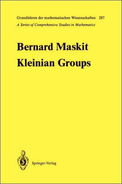 Kleinian Groups / Edition 1