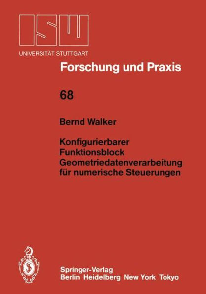 Konfigurierbarer Funktionsblock Geometriedatenverarbeitung fï¿½r numerische Steuerungen: Geometriedatenverarbeitung fï¿½r numerische Steuerungen