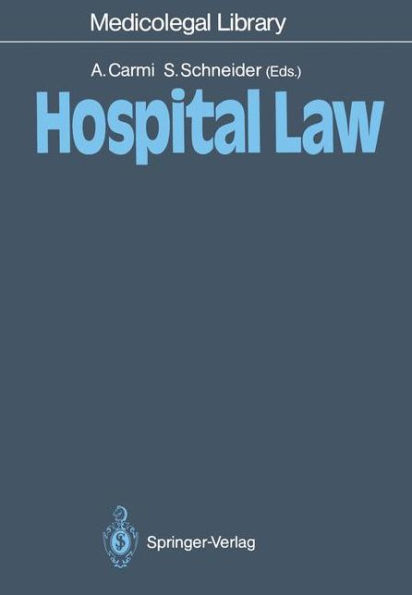Hospital Law / Edition 1