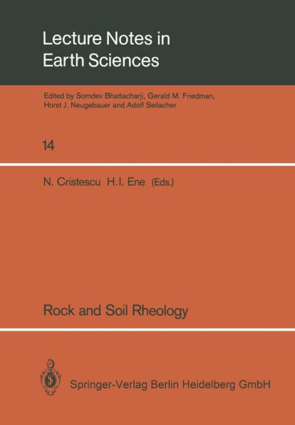 Rock and Soil Rheology: Proceedings of the Euromech Colloquium 196 September 10-13, 1985, Bucharest, Romania