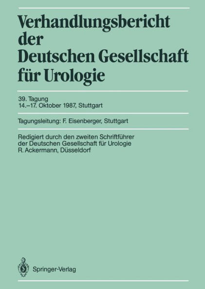 Tagung 14.-17. Oktober 1987, Stuttgart