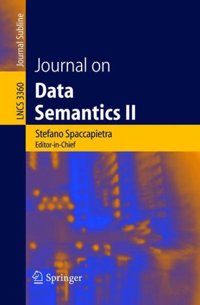 Journal on Data Semantics II / Edition 1