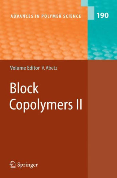 Block Copolymers II / Edition 1