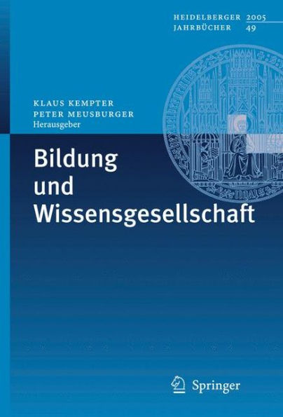 Bildung und Wissensgesellschaft / Edition 1