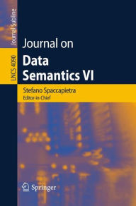 Journal on Data Semantics VI / Edition 1