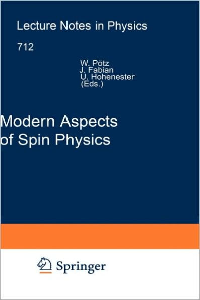 Modern Aspects of Spin Physics / Edition 1