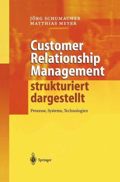 Customer Relationship Management strukturiert dargestellt: Prozesse, Systeme, Technologien / Edition 1