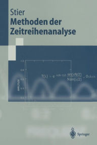 Title: Methoden der Zeitreihenanalyse, Author: Winfried Stier
