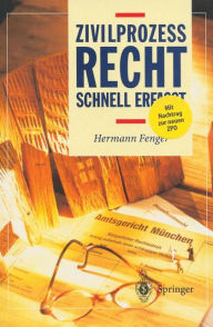 Title: Zivilprozeï¿½recht: Schnell erfaï¿½t / Edition 1, Author: Hermann Fenger