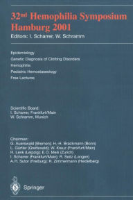 Title: 32nd Hemophilia Symposium Hamburg 2001, Author: Inge Scharrer