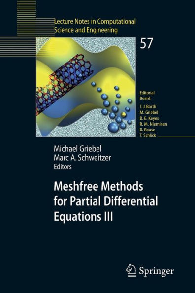 Meshfree Methods for Partial Differential Equations III / Edition 1