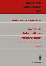 Title: Innovative Informations-Infrastrukturen: Ergebnisse einer Kooperation der Universitï¿½t des Saarlandes und der Siemens AG, Author: Bernhard Gollan