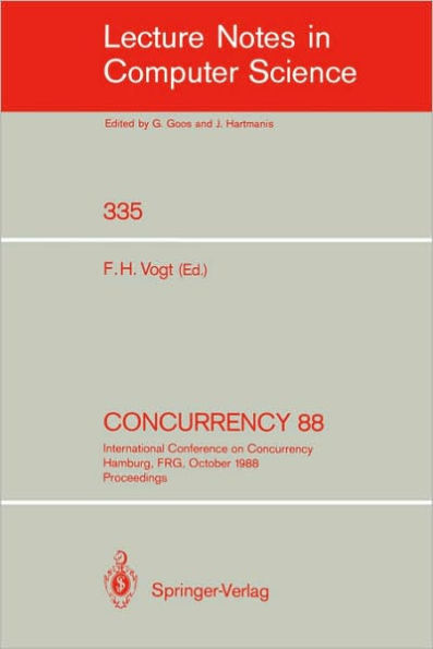 Concurrency 88: International Conference on Concurrency Hamburg, FRG, October 18-19, 1988. Proceedings
