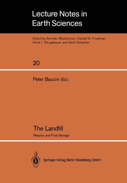 The Landfill: Reactor and Final Storage Swiss Workshop on Land Disposal of Solid Wastes Gerzensee, March 14-17, 1988