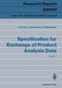 Specification for Exchange of Product Analysis Data: Version 3