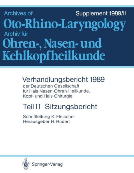 Teil II: Sitzungsbericht