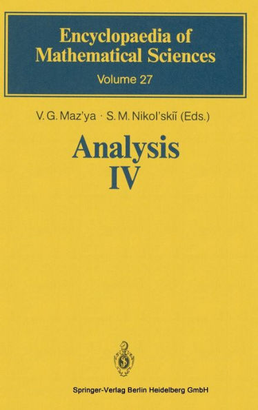 Analysis IV: Linear and Boundary Integral Equations