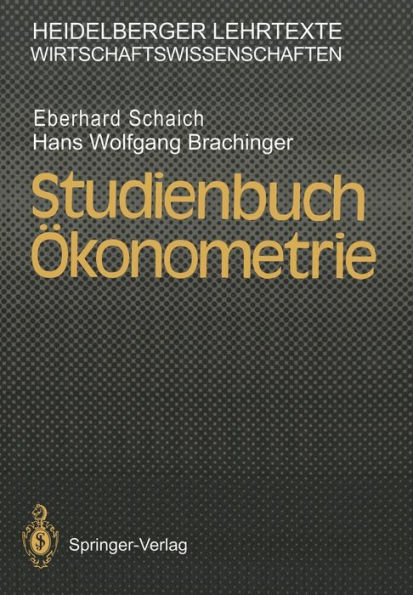 Studienbuch ï¿½konometrie