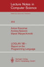 LOGLAN '88 - Report on the Programming Language