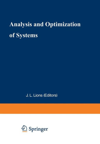 Analysis and Optimization of Systems: Proceedings of the 9th International Conference, Antibes, June 12-15, 1990