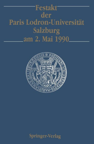 Festakt der Paris Lodron-Universität Salzburg am 2. Mai 1990