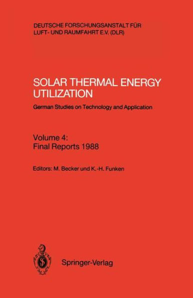 Solar Thermal Energy Utilization: German Studies on Technology and Application