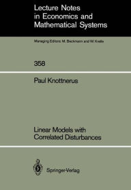 Title: Linear Models with Correlated Disturbances, Author: Paul Knottnerus