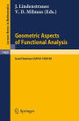 Geometric Aspects of Functional Analysis: Israel Seminar (GAFA) 1989-90 / Edition 1