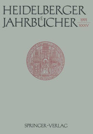 Title: Heidelberger Jahrbücher, Author: Springer Berlin Heidelberg