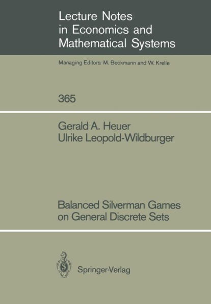 Balanced Silverman Games on General Discrete Sets