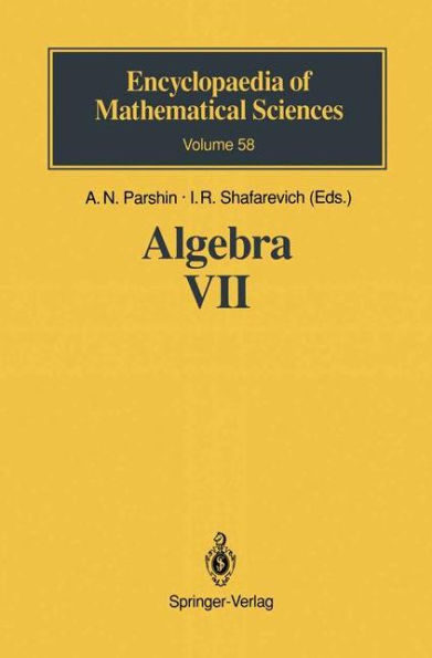 Algebra VII: Combinatorial Group Theory Applications to Geometry / Edition 1