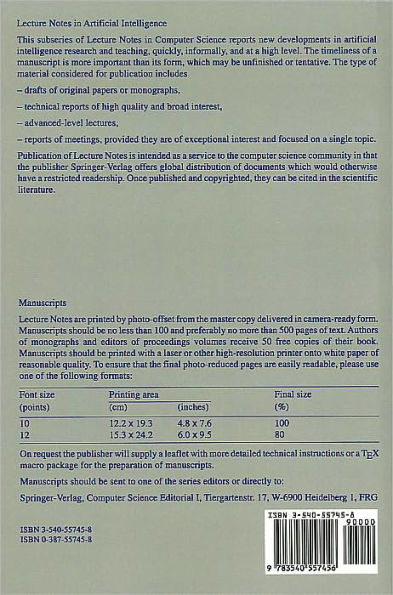 Nonclassical Logics and Information Processing: International Workshop, Berlin, Germany, November 9-10, 1990. Proceedings