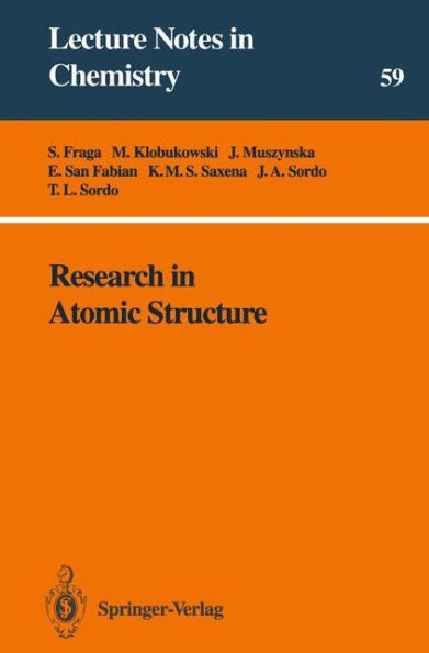 Research in Atomic Structure