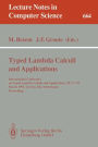 Typed Lambda Calculi and Applications: International Conference on Typed Lambda Calculi and Applications, TLCA '93, March 16-18, 1993, Utrecht, The Netherlands. Proceedings / Edition 1