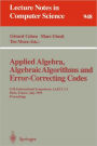 Applied Algebra, Algebraic Algorithms and Error-Correcting Codes: 10th International Symposium, AAECC-10, San Juan de Puerto Rico, Puerto Rico, May 10-14, 1993. Proceedings