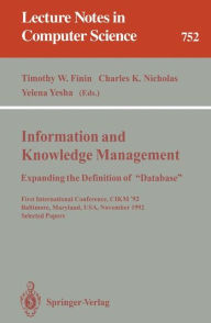 Title: Information and Knowledge Management: Expanding the Definition of 