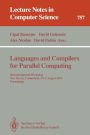 Languages and Compilers for Parallel Computing: 5th International Workshop, New Haven, Connecticut, USA, August 3-5, 1992. Proceedings