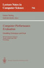 Computer Performance Evaluation: Modelling Techniques and Tools: Modelling Techniques and Tools. 7th International Conference, Vienna, Austria, May 3 - 6, 1994. Proceedings