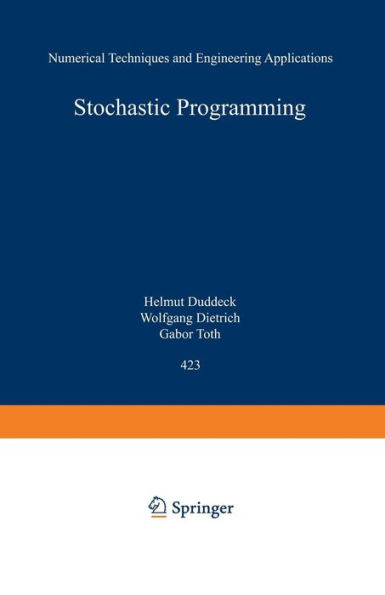 Stochastic Programming: Numerical Techniques and Engineering Applications