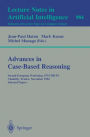 Advances in Case-Based Reasoning: Second European Workshop, EWCBR-94, Chantilly, France, November 7 - 10, 1994. Selected Papers / Edition 1