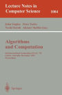Algorithms and Computations: 6th International Symposium, ISAAC '95 Cairns, Australia, December 4 - 6, 1995. Proceedings Proceedings. / Edition 1