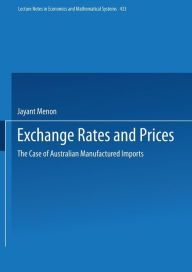 Title: Exchange Rates and Prices: The Case of Australian Manufactured Imports, Author: Jayant Menon