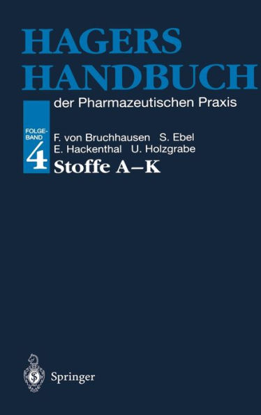 Hagers Handbuch Der Pharmazeutischen PRAXIS