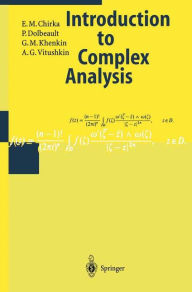 Title: Introduction to Complex Analysis, Author: E.M. Chirka
