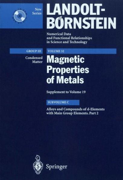 Alloys and Compounds of d-Elements with Main Group Elements. Part 2 / Edition 1