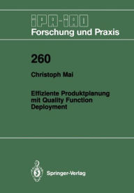 Title: Effiziente Produktplanung mit Quality Function Deployment, Author: Christoph Mai